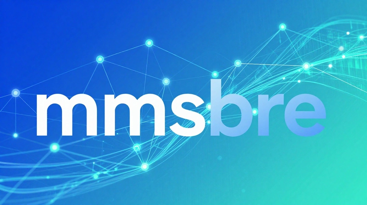 mmsbre concept illustration showing connected data nodes and digital network pathways